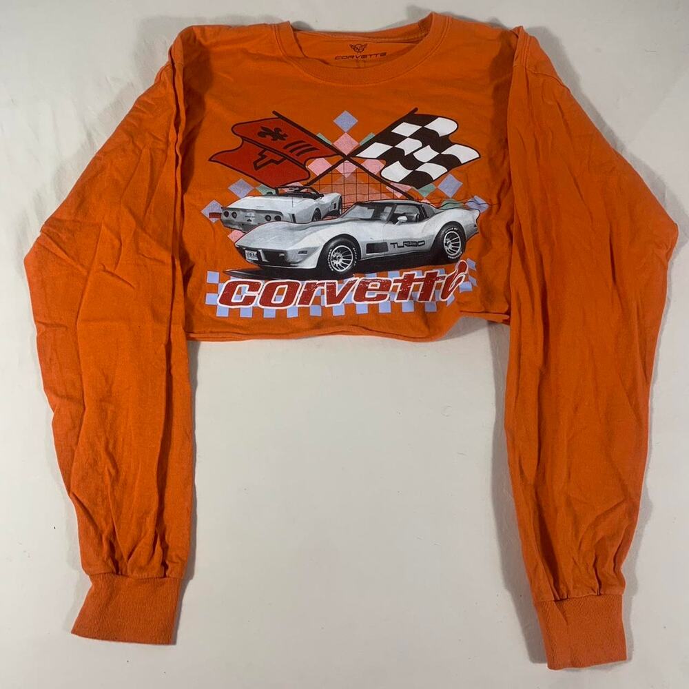 Orange cropped long sleeve corvette